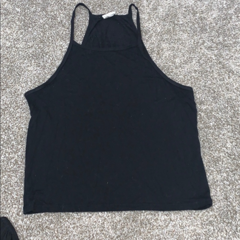 Black Halter Top